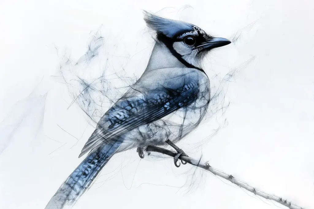 Digital Art - BlueJay - #03