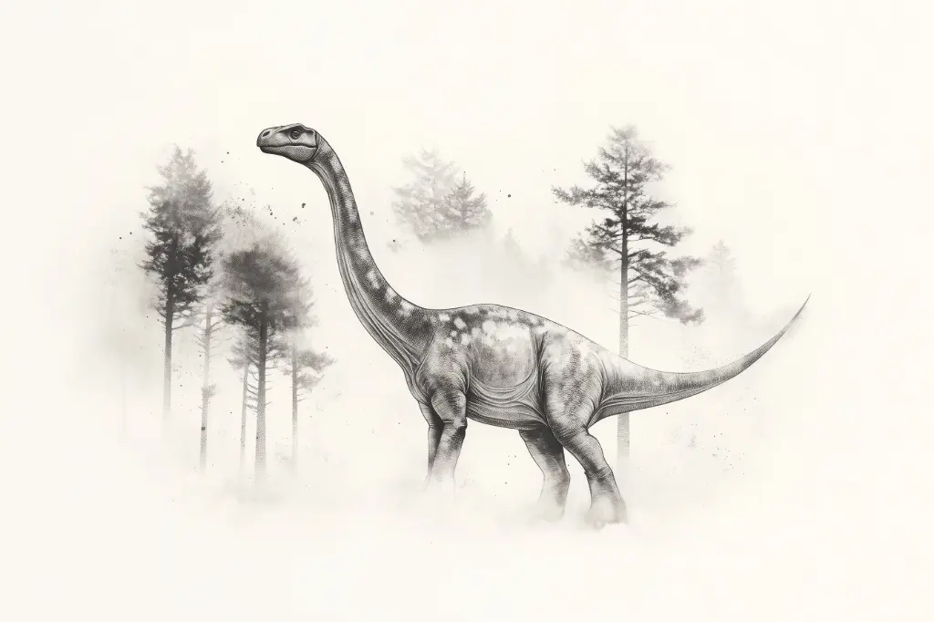 Digital Art - Brontosaurus - #01