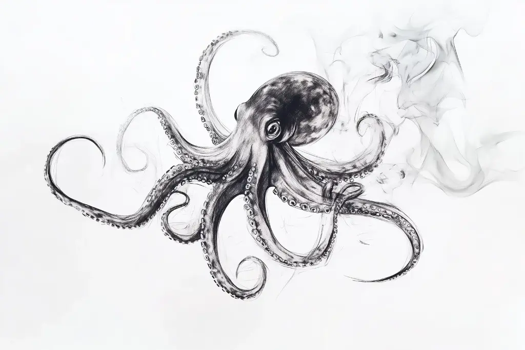 Digital Art - Octopus - #05