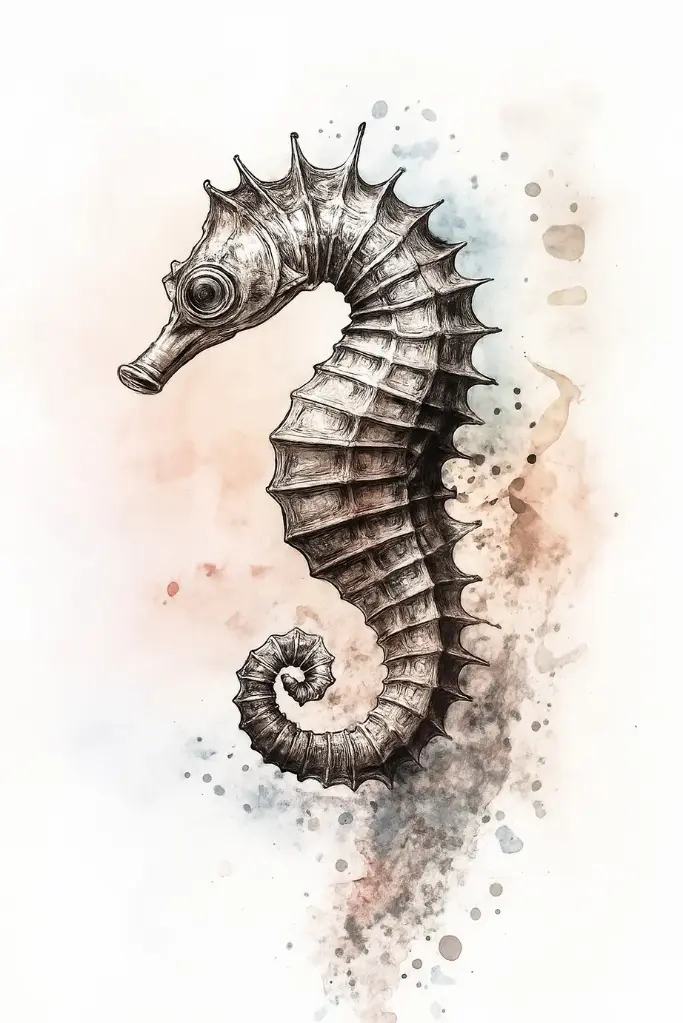 Digital Art - Seahorse - #01