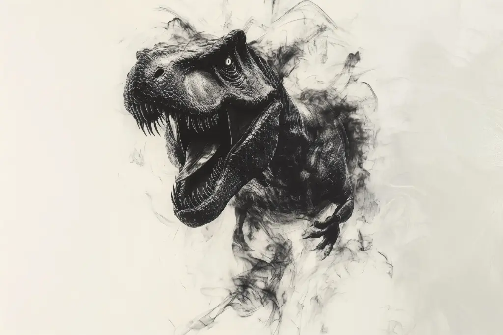 Digital Art - T-Rex - #01