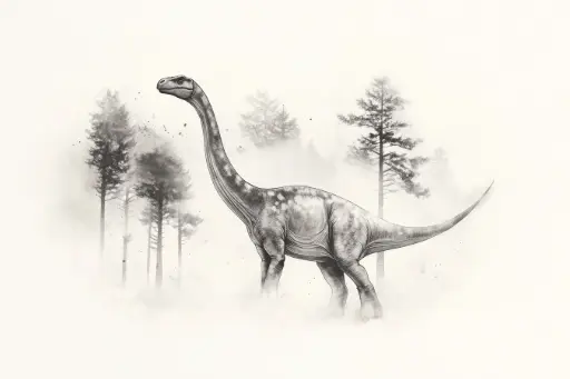 Digital Art - Brontosaurus - #01