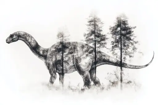 Digital Art - Brontosaurus - #02