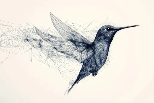 Digital Art - Hummingbird - #01