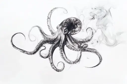 Digital Art - Octopus - #05