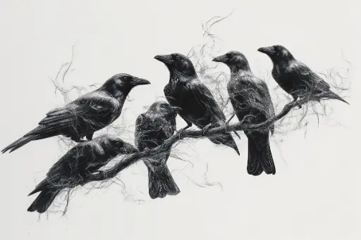 Digital Art - Raven - #01