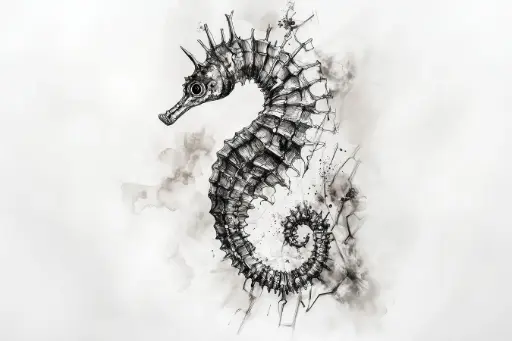 Digital Art - Seahorse - #03