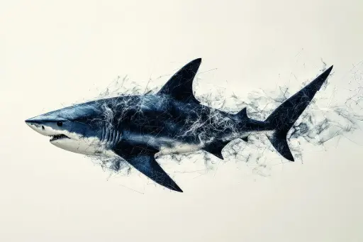 Digital Art - Shark - #01