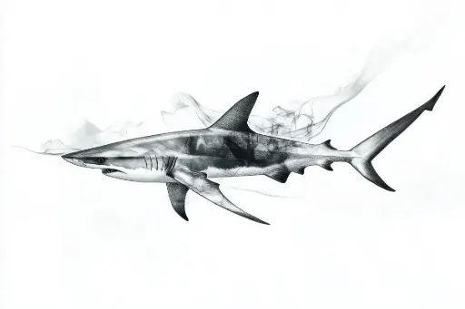 Digital Art - Shark - #03