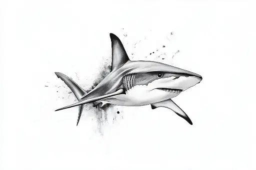 Digital Art - Shark - #04