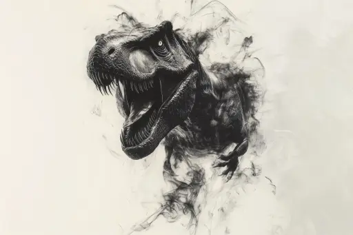 Digital Art - T-Rex - #01