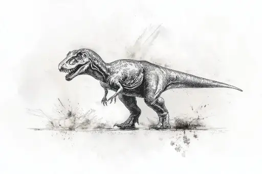 Digital Art - T-Rex - #03