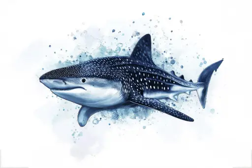 Digital Art - Whale Shark - #03